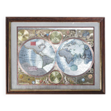 Accvrat card with wooden frame