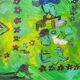 Voodoo Art White Haiti Acrylic Vaudun Art Brut Animism