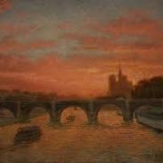 P. Druard: Sunset over Paris and Notre-Dame