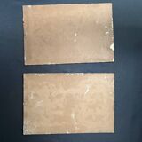 Oil on panel, pair of signed bouquet frames, early 20th century