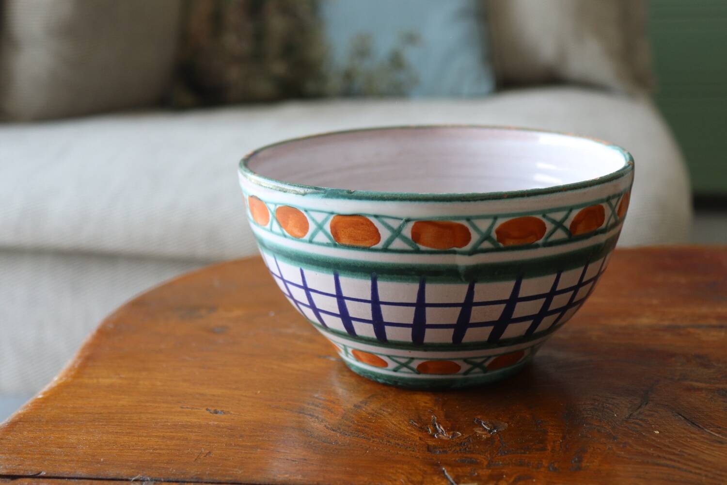 Ceramic bowl signed Robert Picault