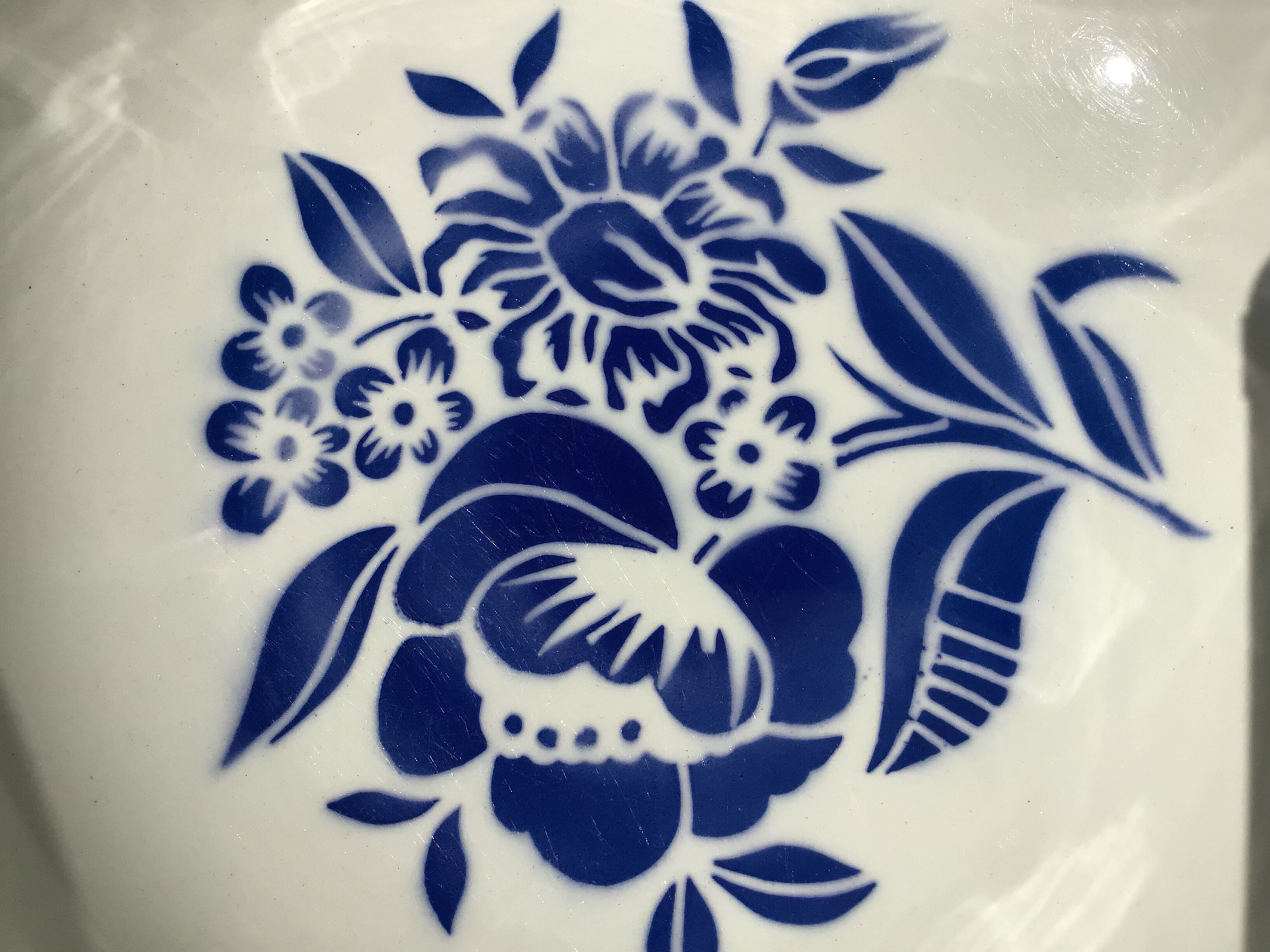 Digoin Odette salad bowl large capacity blue