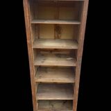 1920s fir curtain file cabinet
