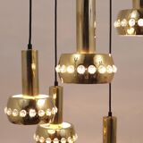 Bakalowits Lustré et Cristaux Suspension à Cinq Bras en Cascade, Autriche