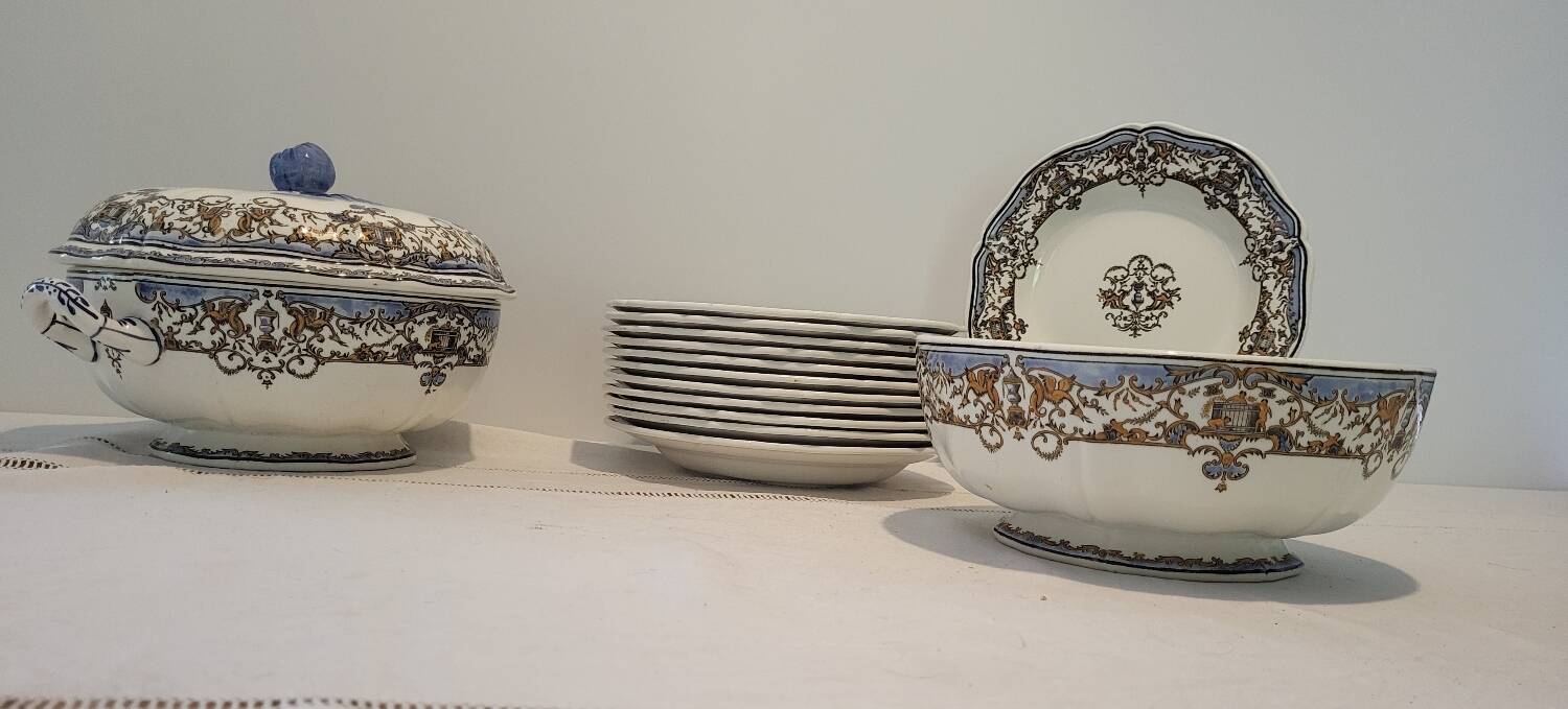 Gien Dionysos earthenware service