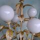 1970s Hollywood Regency floor lamp with 5 globes