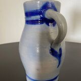 1L ceramic pitcher with blue pattern