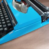 Sperry Remington 1020 deep blue typewriter Perfect condition