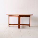 Square teak coffee table made in Denmark