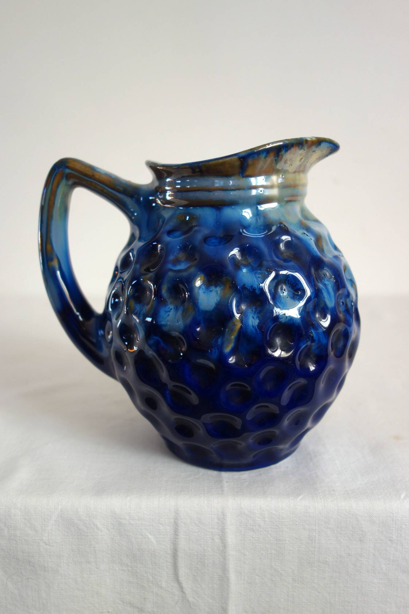 Old vintage bistro ceramic pitcher