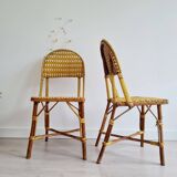 Rattan bistro chairs