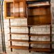A Danish modular teak shelf, Poul Cadovius for Cado 1960 - 160 cm.