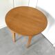 Wooden pedestal table from the 80s spindle legs