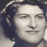 1950s Portrait silver print Harcourt Paris