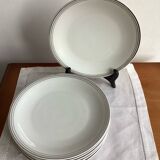 Lot 6 assiettes porcelaine Ch. Ahrenfeldt