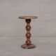 French Mid-Century Wooden Side Table or Pedestal