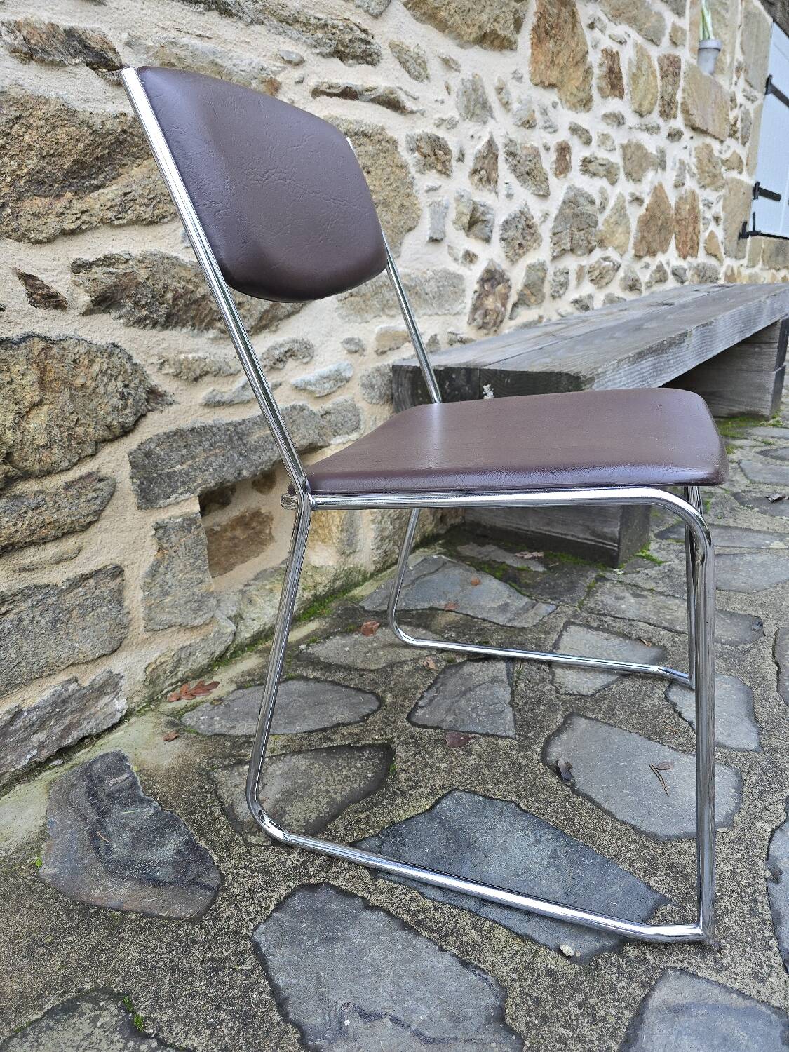 Chaises chrome