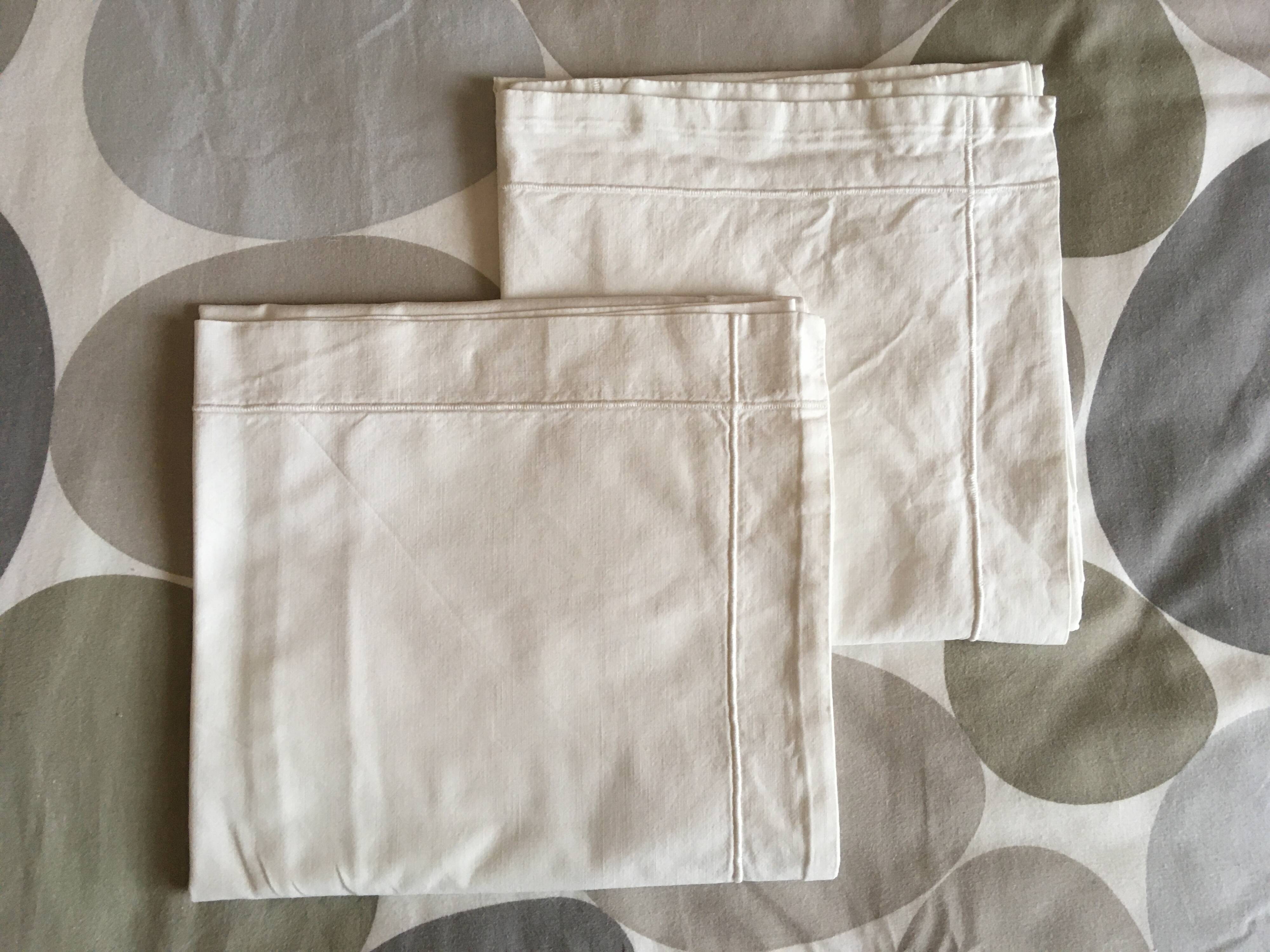 Pair of trousseau pillowcases