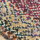 Colorful Boucherouite Berber rug - 99 x 160 cm