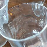 Glassware set, ice bucket, carafe, Baccarat crystal Capri model 20 pieces