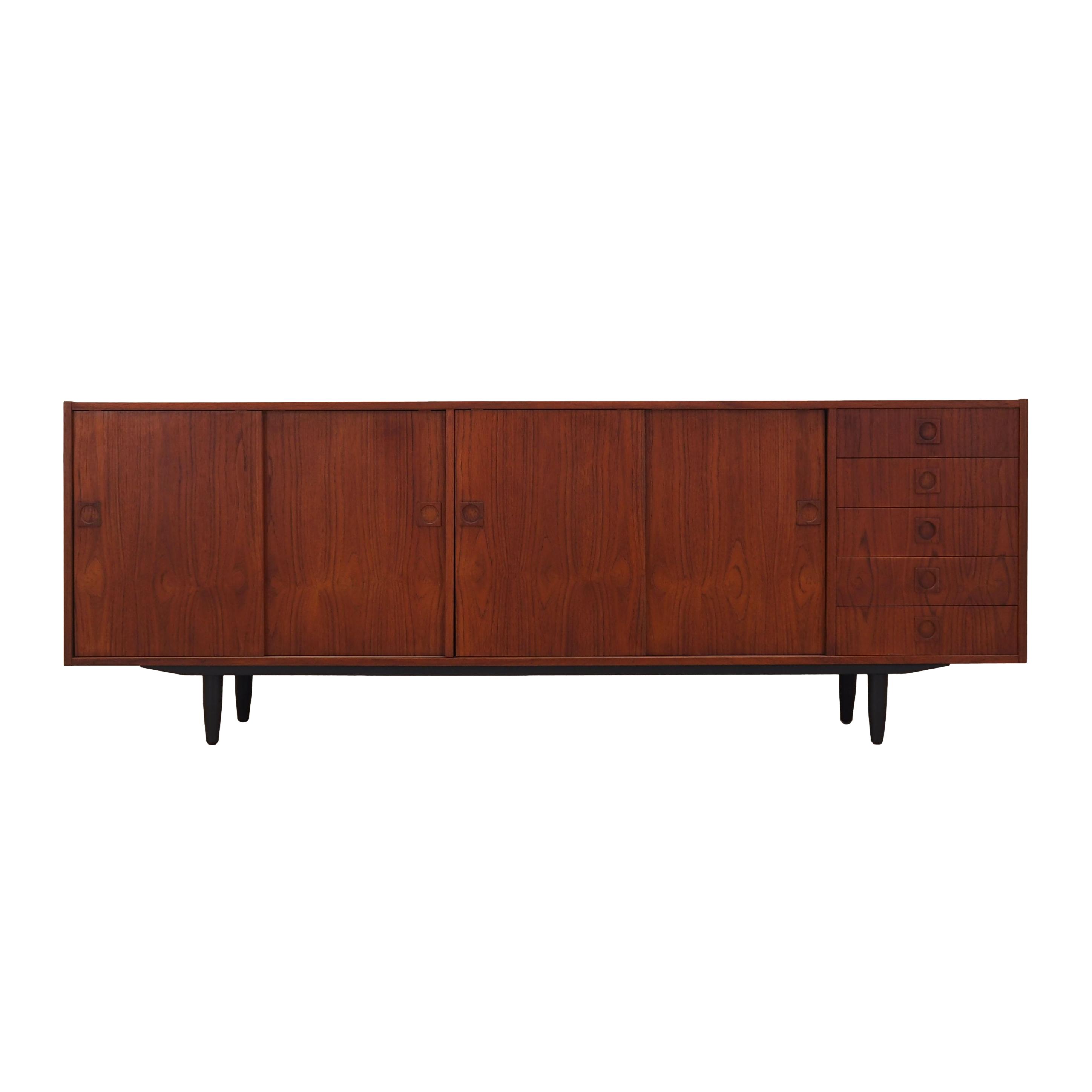 Teak sideboard, Danish design, 1970s, manufacturer: Farsø Møbelfabrik