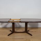 Mid-Century Teak Extendable Table by N.O. Møller for Gudme Furniture Factor