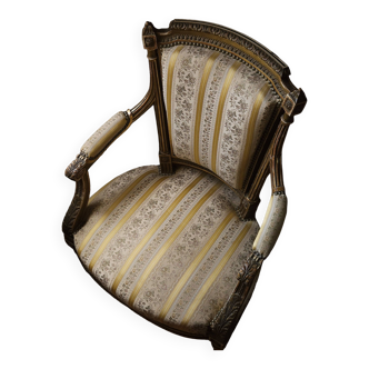 Fauteuil Bois doré