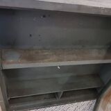 Old vintage display stand - closable wall shelf