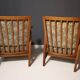 Paire de fauteuils des années 50, Tchécoslovaquie, vers les années 1940.