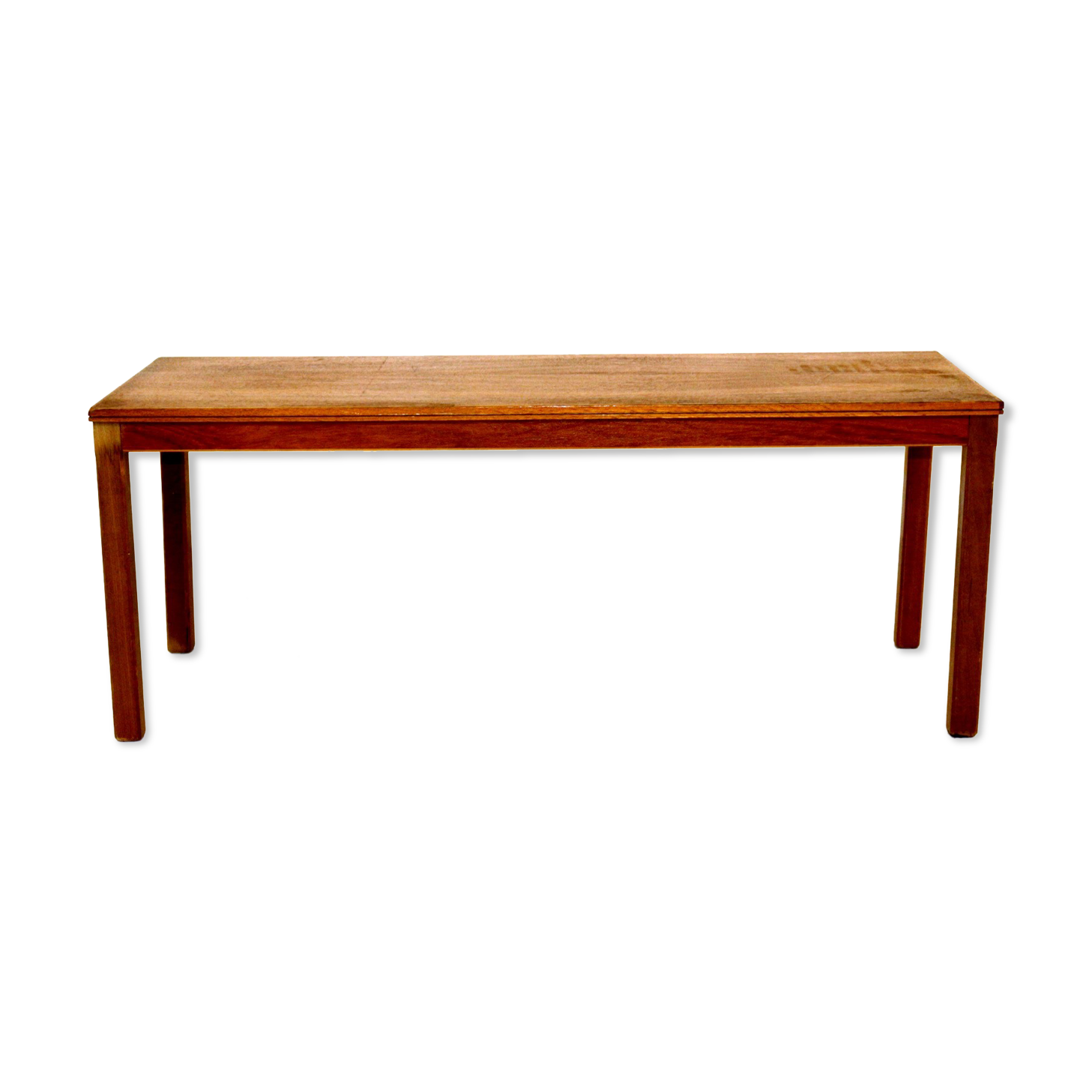 Minimalist teak bench, Sweden, 1960