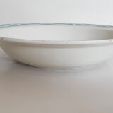Hollow serving dish in Sarreguemines earthenware, Alesia de Digoin, French vntage, 50s
