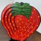 Pineapple and strawberry wooden trays