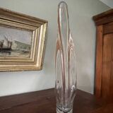 Crystal fruit bowl signed Daum France
