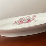 Ancien plat de service ovale L.J. Cie Vierzon
