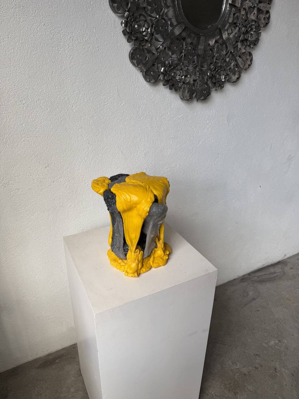 Resin fish sculpture