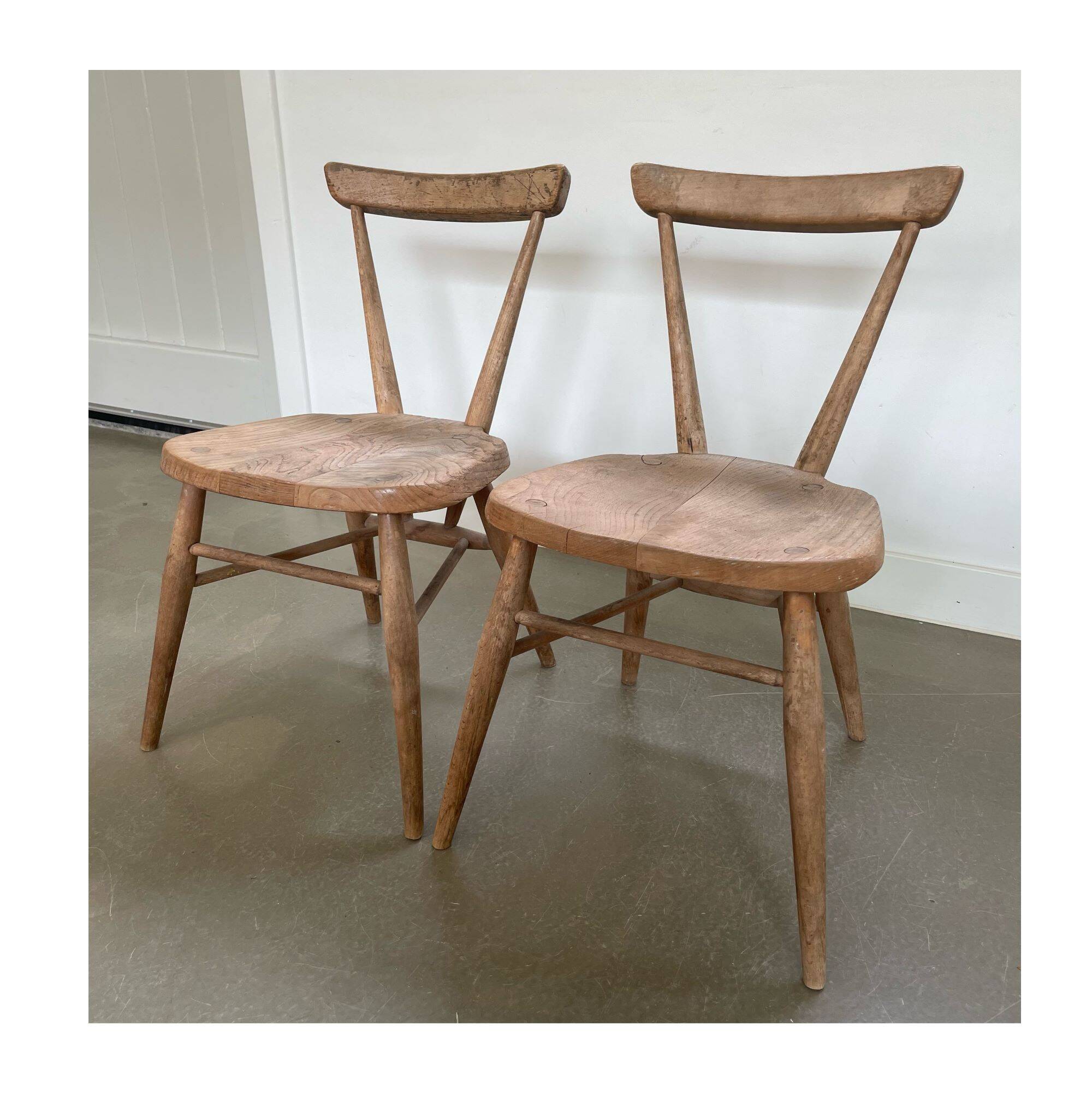 Ensemble de chaises pour enfants antiques anglaises Ercol