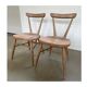 Ensemble de chaises pour enfants antiques anglaises Ercol