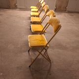 6 vintage opera folding chairs