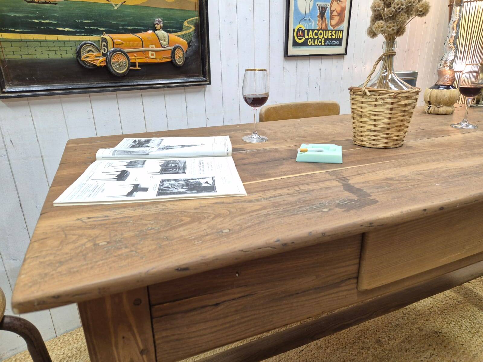 Old farm table