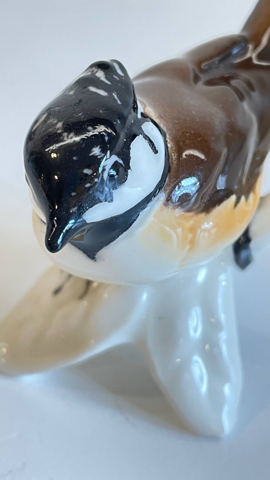 Small bird vintage german porcelain
