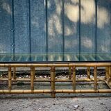 Table basse rotin