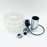 Mid-century modern bubble glass pendant/ceiling lamp by helena tynell for limburg, germany, 1960s