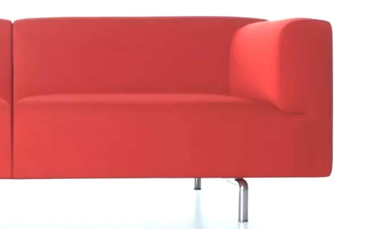 MET Cassina leather sofa