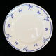 6 assiettes plates en faience de digoin sarreguemines petite fleur bleu