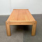Vintage coffee table in Swedish pine by Yngve Ekström for Swedese, 1970s.
