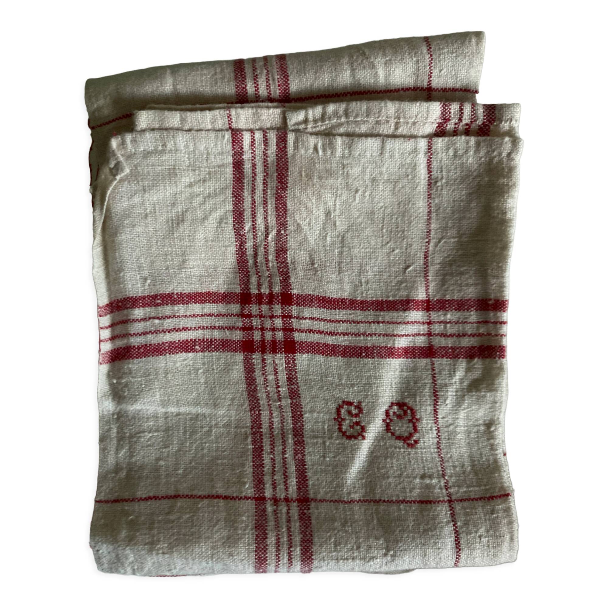 Product Pop Up Christmas 22 (3) Set of 2 unused linen cloths 1960