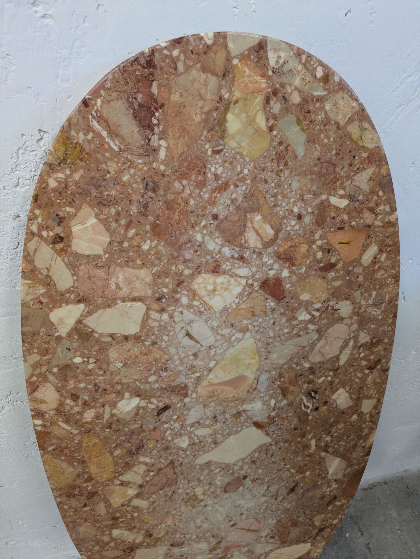 Table basse marbre et acier