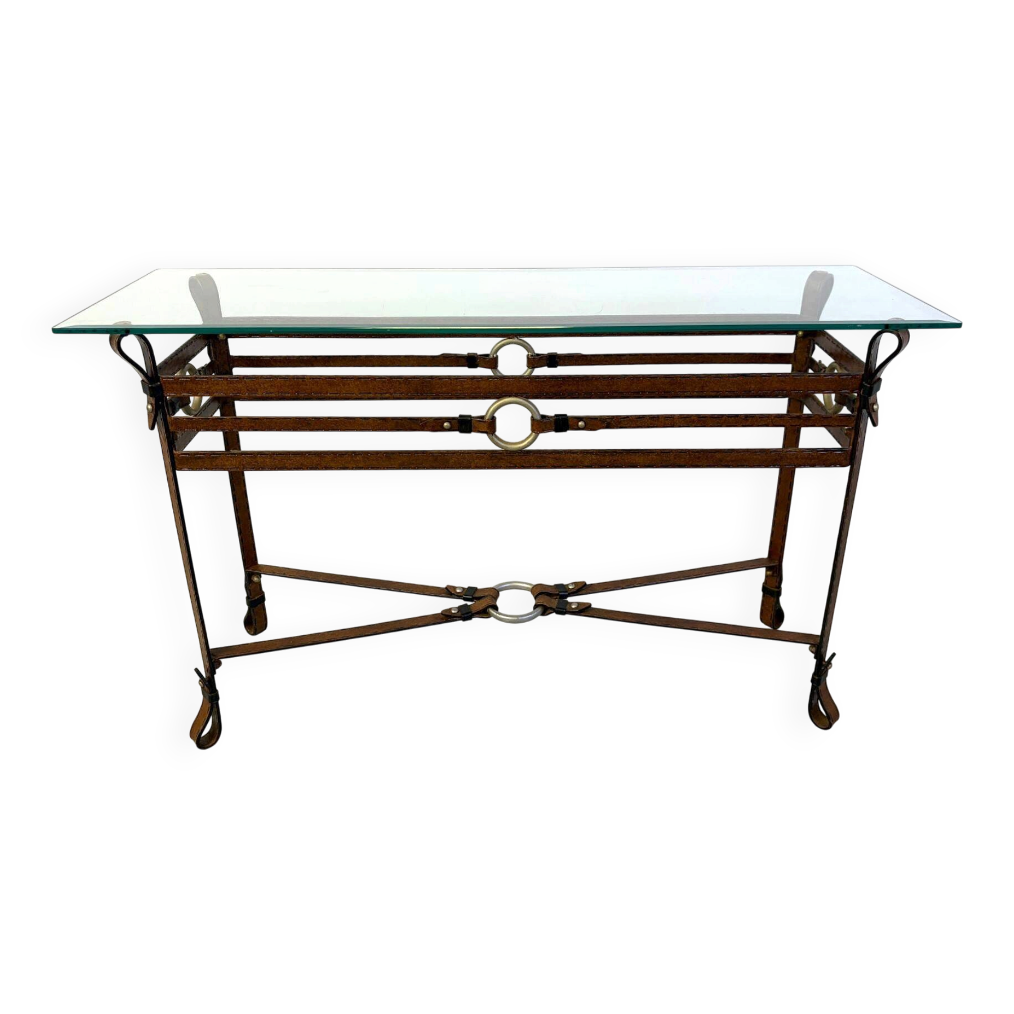 Console de style Hermès, années 1970