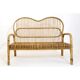 Small Italian rattan sofa from the 60s.