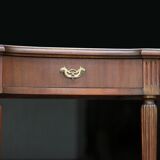 Superb mahogany and marble console table (early 20th century).